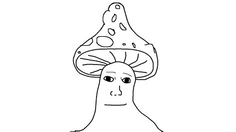 Mushroom wojak - Chad mushroom wojak simply exists- a peaceful being that absorbes life and alchemists experience into wisdom. Content in his stillness rather than stagnant in despair. His ideas travel like spores in the wind as his mind unfurls 2 the universe 